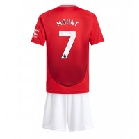 Manchester United Mason Mount #7 Domaci Dres za djecu 2024-25 Kratak Rukav (+ Kratke hlače)